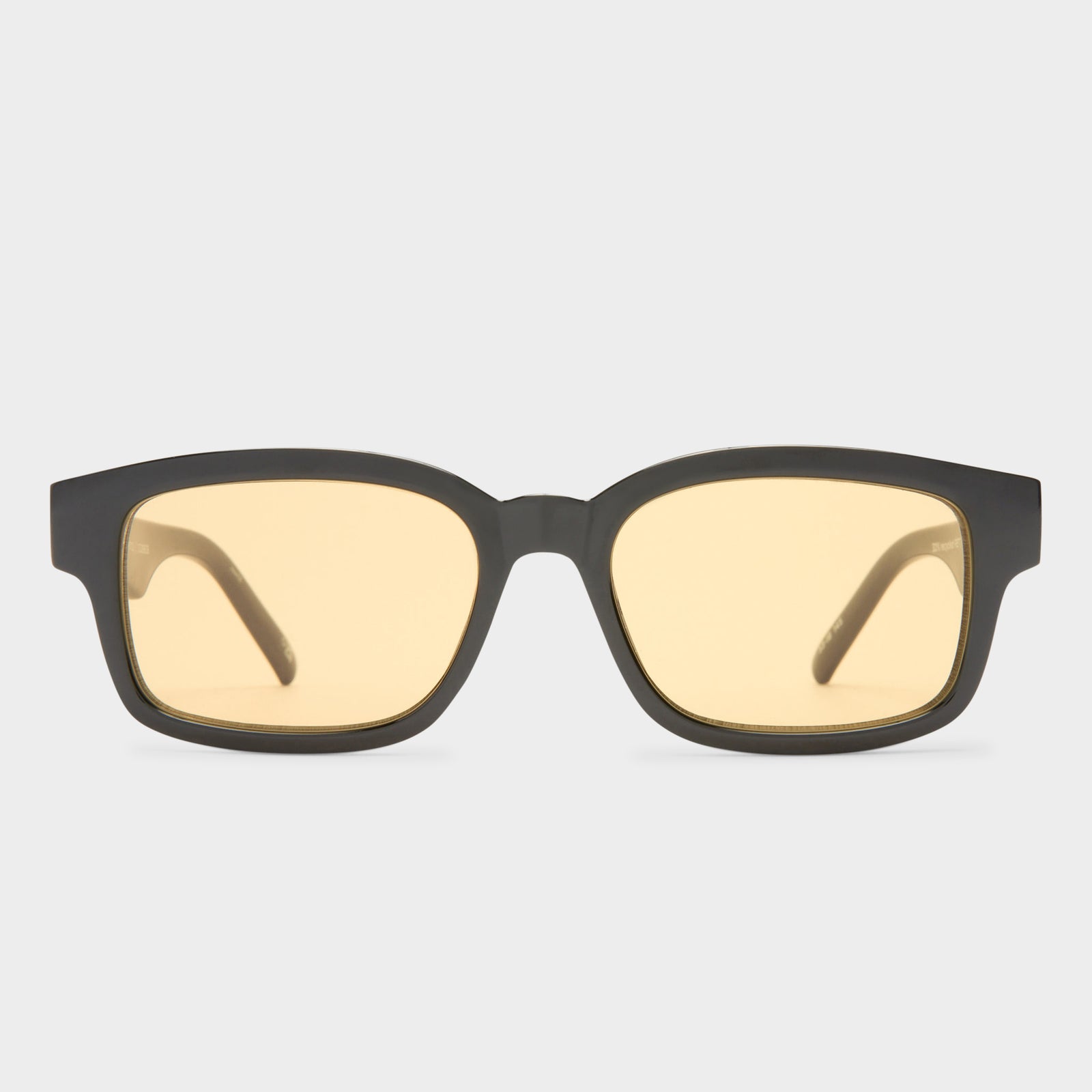 Recarmito Black Uni-Sex Rectangle Sunglasses | Le Specs