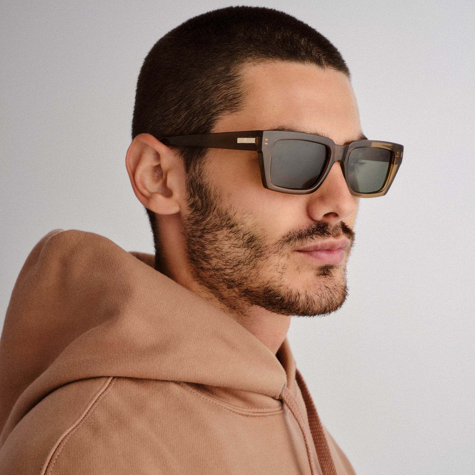 Nocturnal Habit Umber Uni-Sex D-Frame Sunglasses | Le Specs